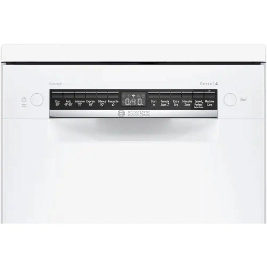 Bosch SPS4HKW45G 9 Place WiFi Connected Slimline Dishwasher - White