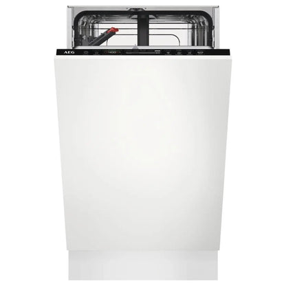 AEG FSB73427Z 7000 Integrated GlassCare AirDry 45cm Slimline Dishwasher with Sliding Hinge