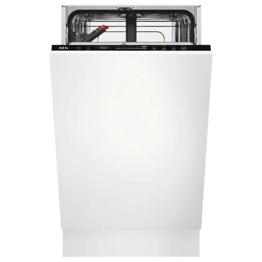 AEG FSB73427Z 7000 Integrated GlassCare AirDry 45cm Slimline Dishwasher with Sliding Hinge