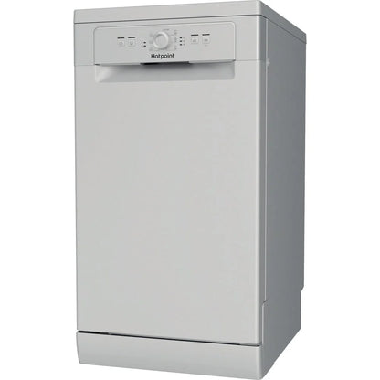 Hotpoint HF9E1B19SUK 45cm 9 Place Settings Freestanding Dishwasher - Silver
