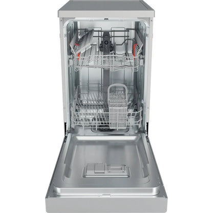 Hotpoint HF9E1B19SUK 45cm 9 Place Settings Freestanding Dishwasher - Silver