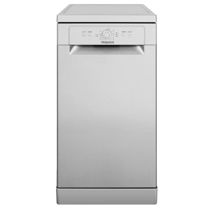 Hotpoint HSFE1B19S Aquarius Slimline 10 Place Freestanding Dishwasher - Silver