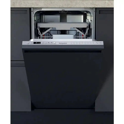 Hotpoint HSIO3T223WCE 45cm Fully Integrated Slimline Dishwasher, 10 Place