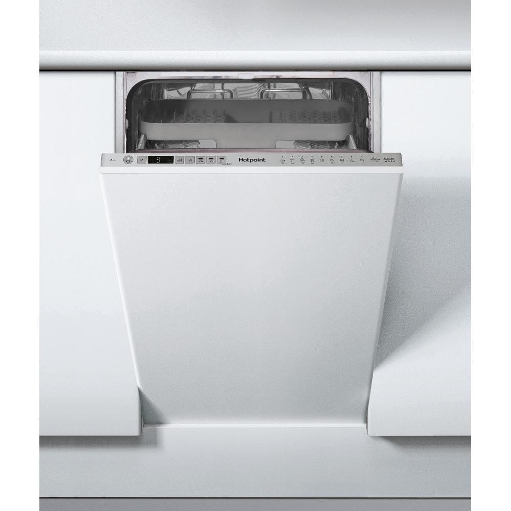 Hotpoint HSIO3T223WCE 45cm Fully Integrated Slimline Dishwasher, 10 Place