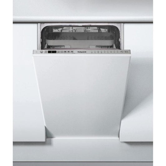 Hotpoint HSIO3T223WCE 45cm Fully Integrated Slimline Dishwasher, 10 Place