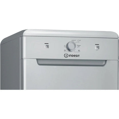 Indesit DF9E1B10SUK 45cm 9 Place Settings Freestanding Slimline Dishwasher - Silver