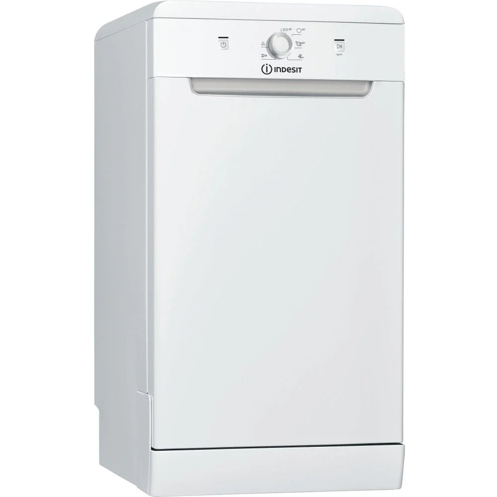 Indesit DF9E1B10UK 45cm Slimline 9 Place Settings Dishwasher, White