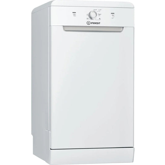 Indesit DF9E1B10UK 45cm Slimline 9 Place Settings Dishwasher, White