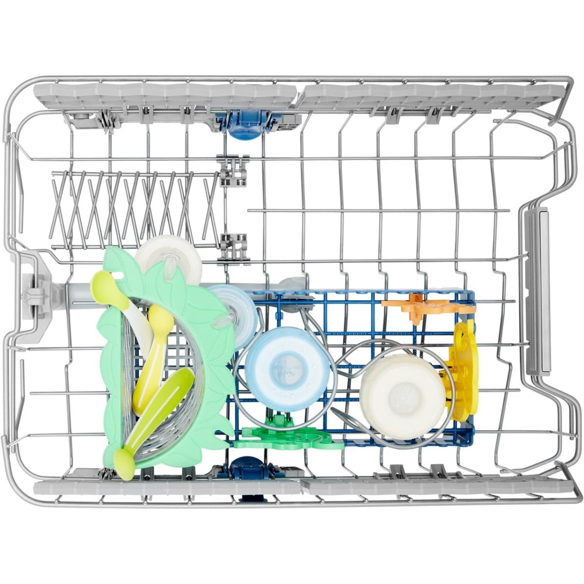 Indesit DSIO3T224EZUK Fully Integrated Slimline Dishwasher - Silver Control Panel with Fixed Door Fixing Kit - A++ Rated