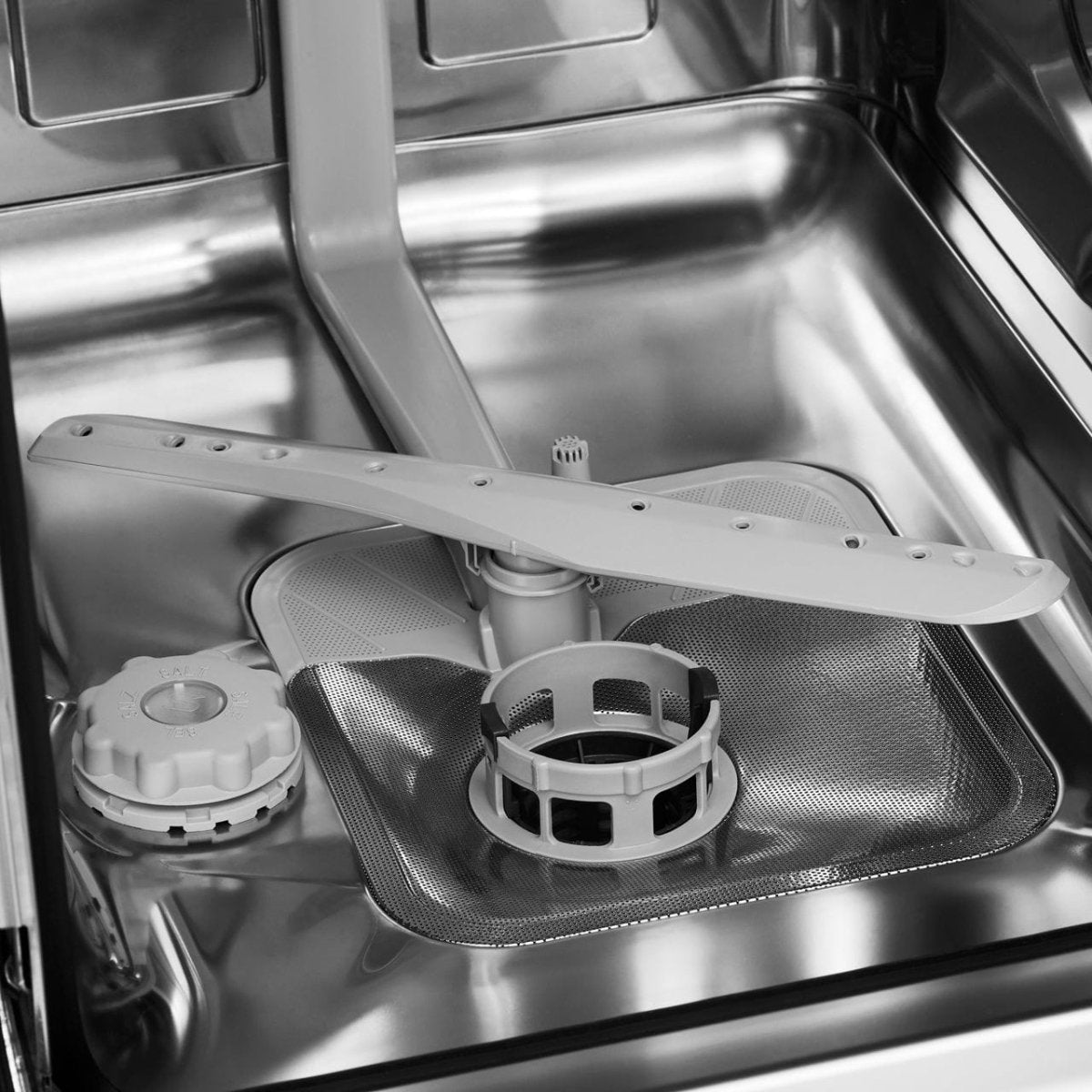 Indesit DSIO3T224EZUK Fully Integrated Slimline Dishwasher - Silver Control Panel with Fixed Door Fixing Kit - A++ Rated