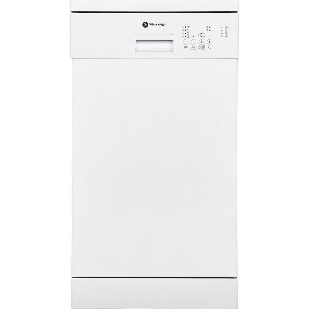 White Knight FS45DW52W Slimline Dishwasher 45cm - White