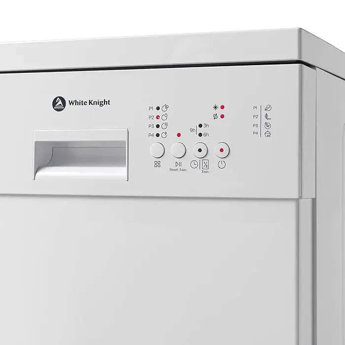 White Knight FS45DW52W Slimline Dishwasher 45cm - White